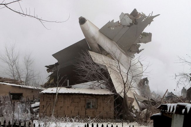 Упавший турецкий Boeing
