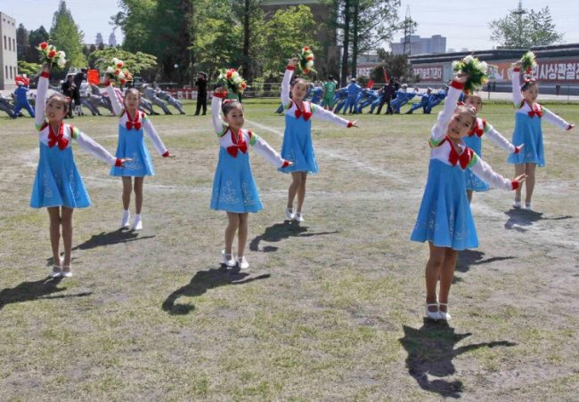 Фото жизни людей в Пхеньяне