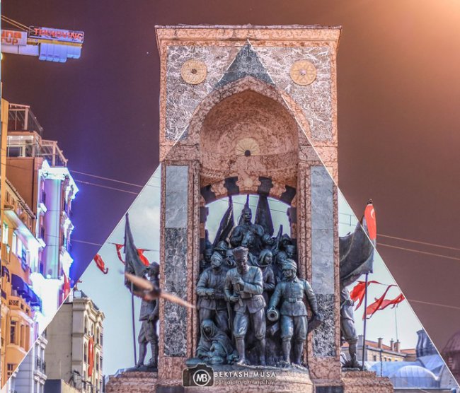 Очарование дня и ночи: коллажи знаменитых видов Стамбула